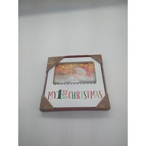 Kate & Milo My 1st Christmas Baby Photo Frame Holiday Baby’s First Year Keepsake